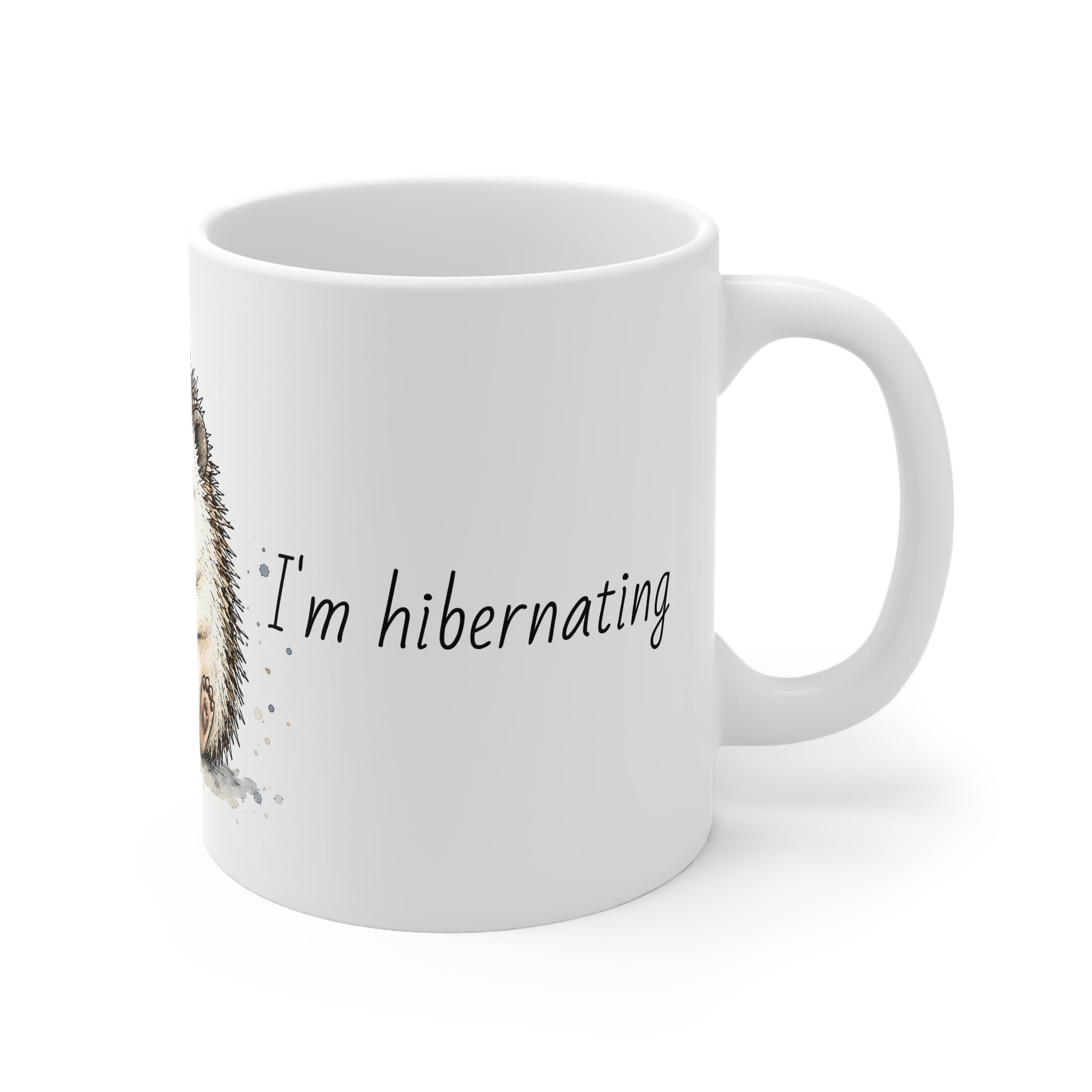 Ceramic Mug – Do Not Disturb... I'm Hibernating | Funny Animal Mug | Cosy Gift