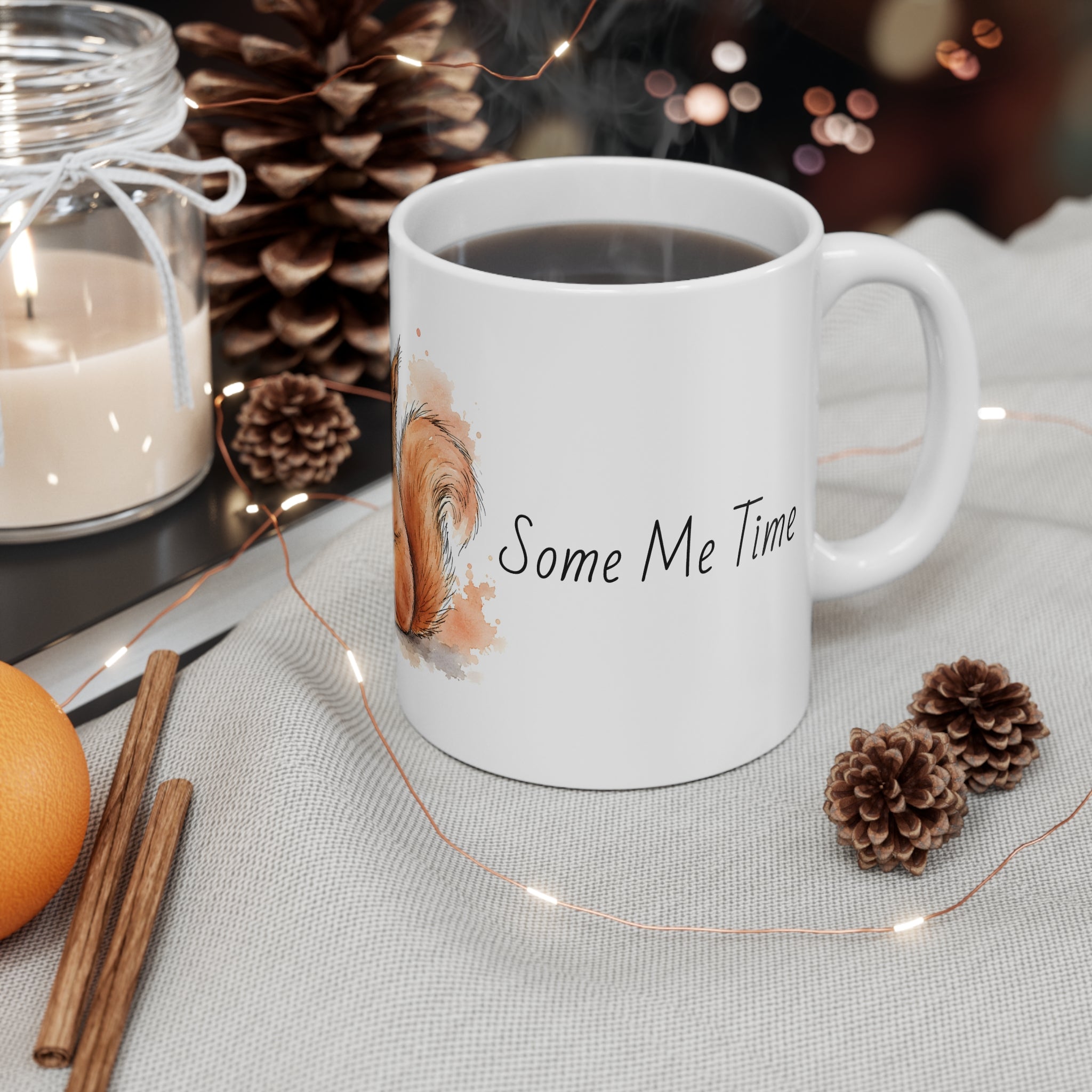 Ceramic Mug – Squirrel Away Some Me Time | Squirrel Mug
