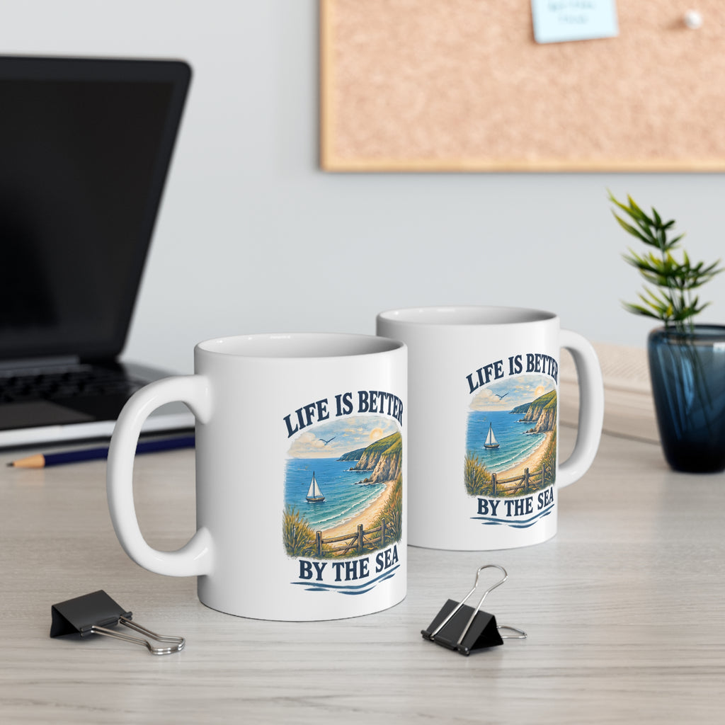 Life is Better by the Sea - Ceramic Mug