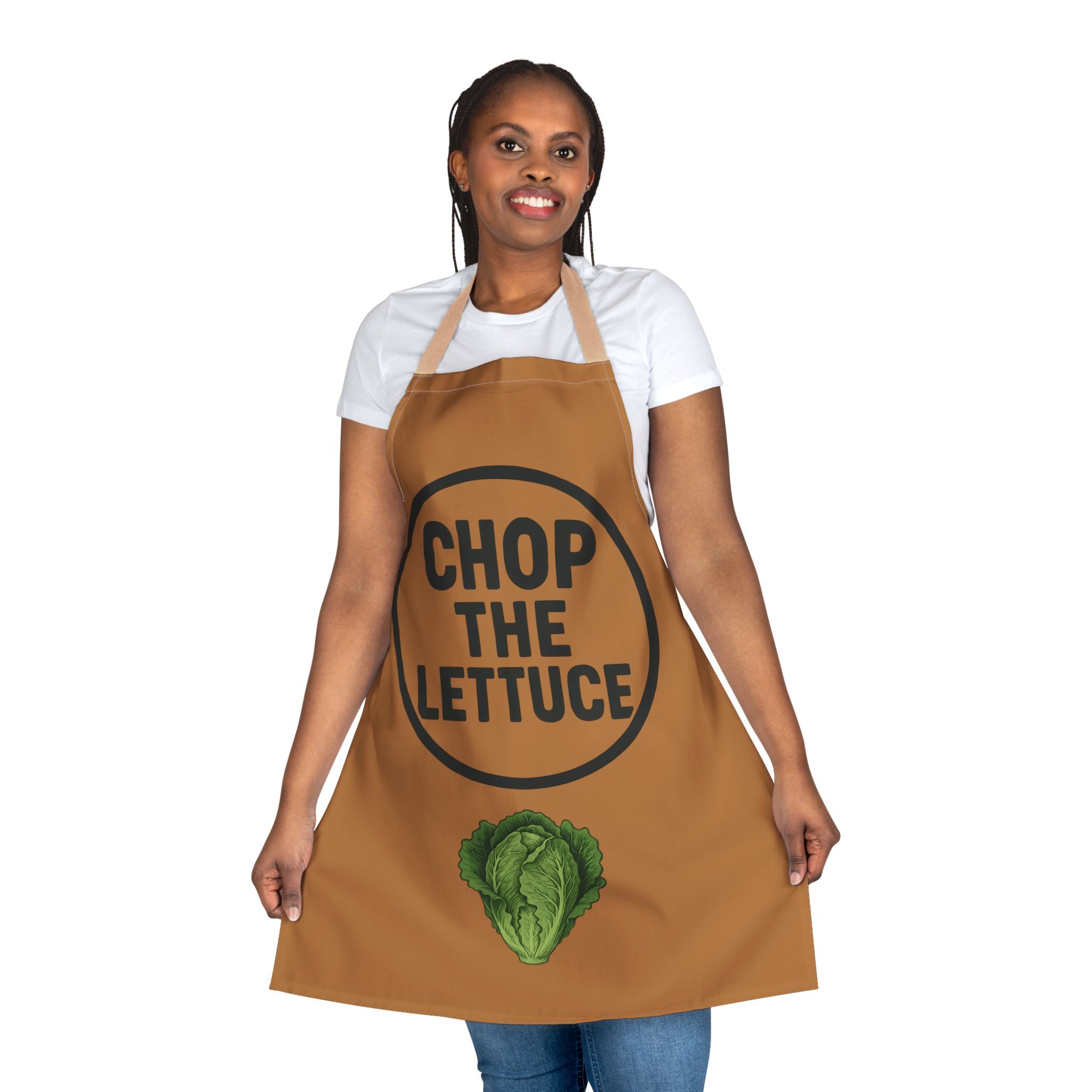 Kitchen Apron - Chop the Lettuce - Fun Design