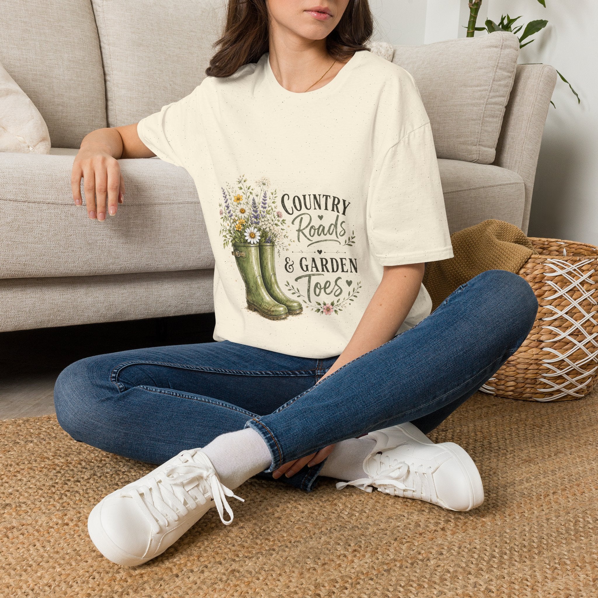 Unisex T-Shirt - Country Roads and Garden Toes