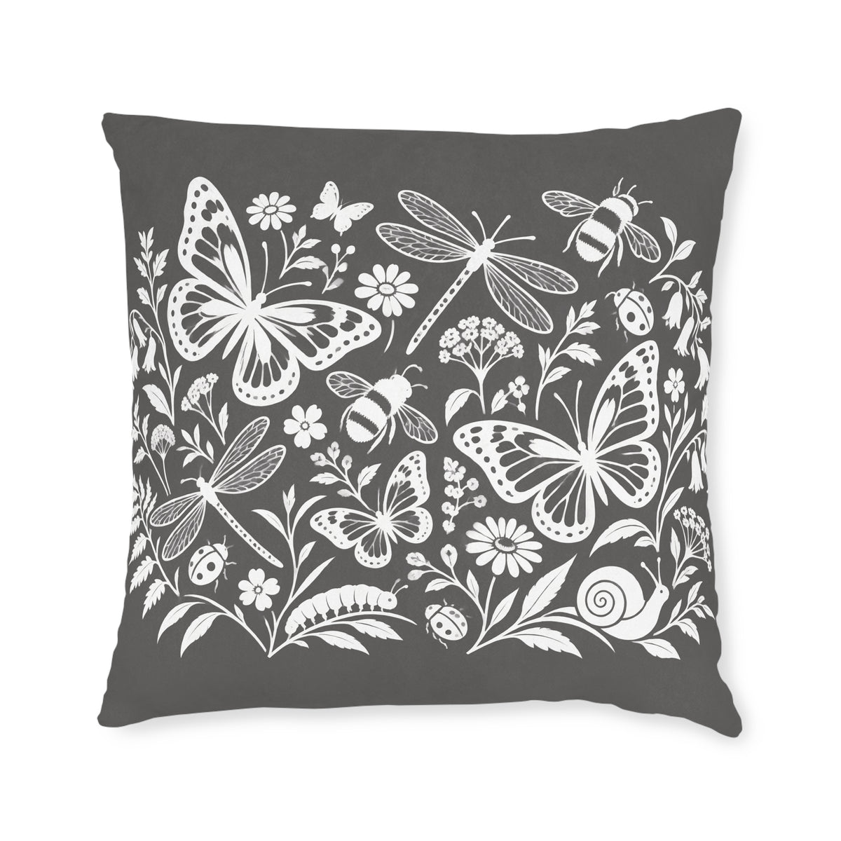 Square Cushion - Insects