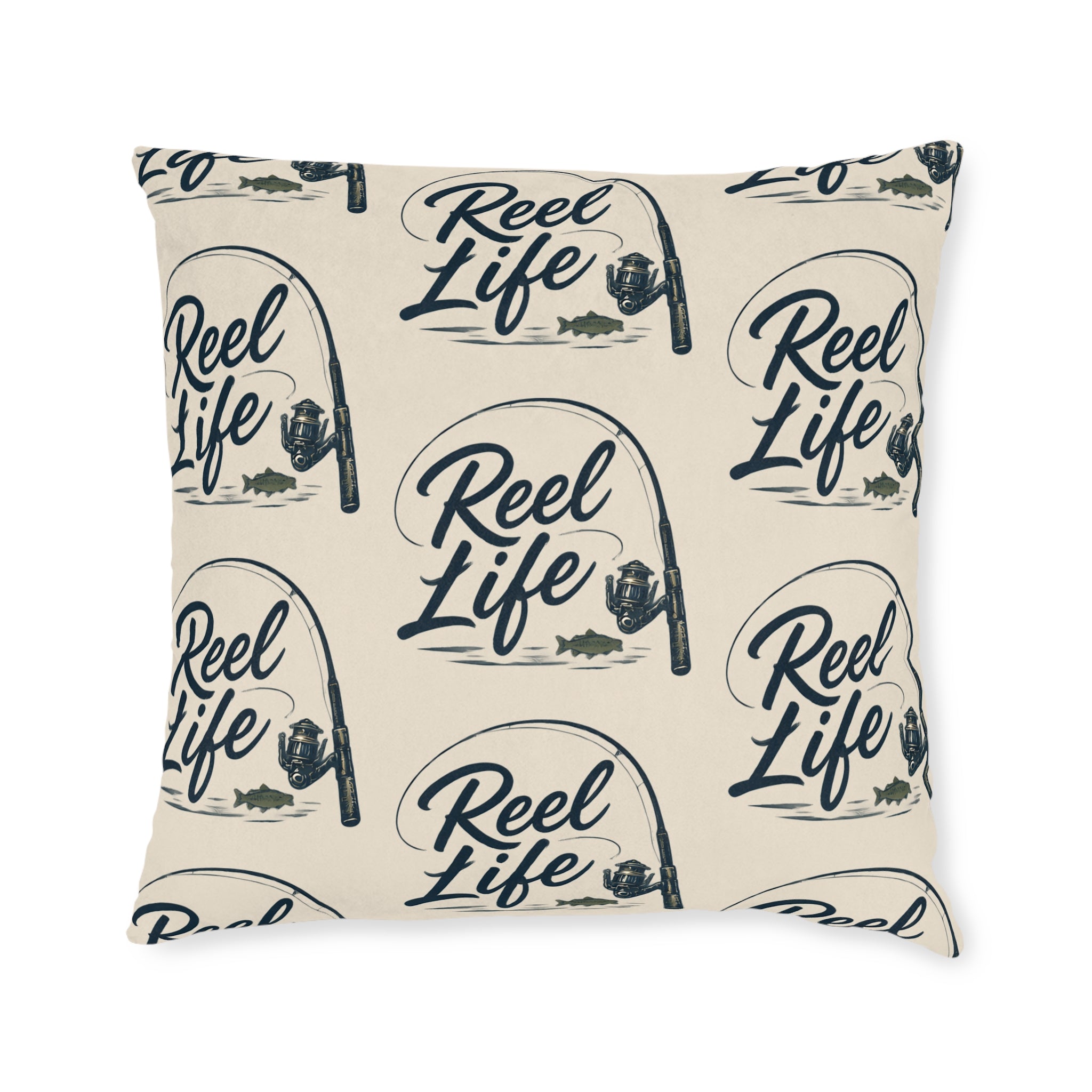 Square Cushion – Reel Life | Fishing & Angling Cushion