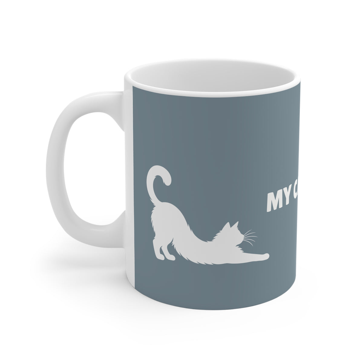 Ceramic Mug - My Cat Lets Me Live Here