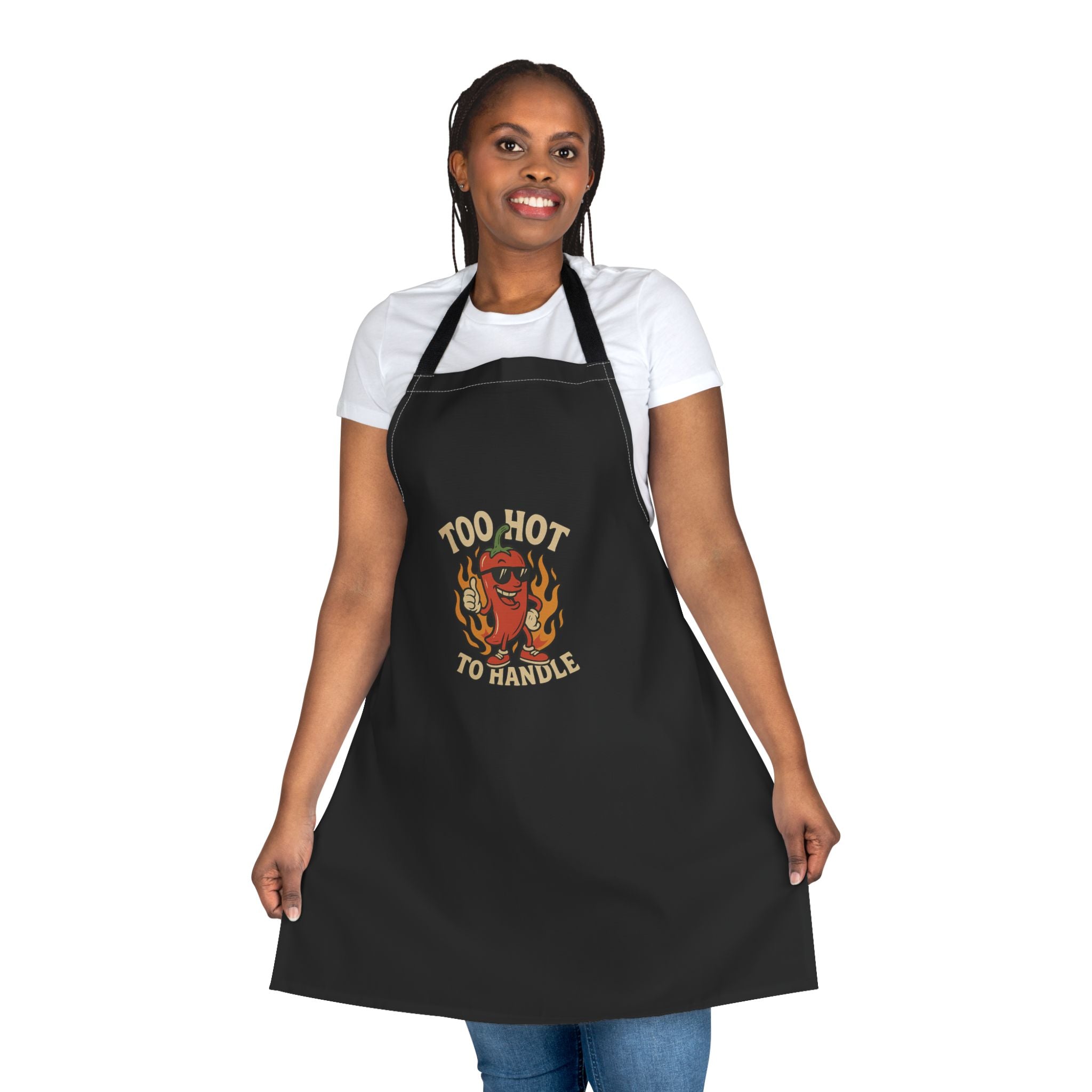 Kitchen Apron - Too Hot to Handle Design