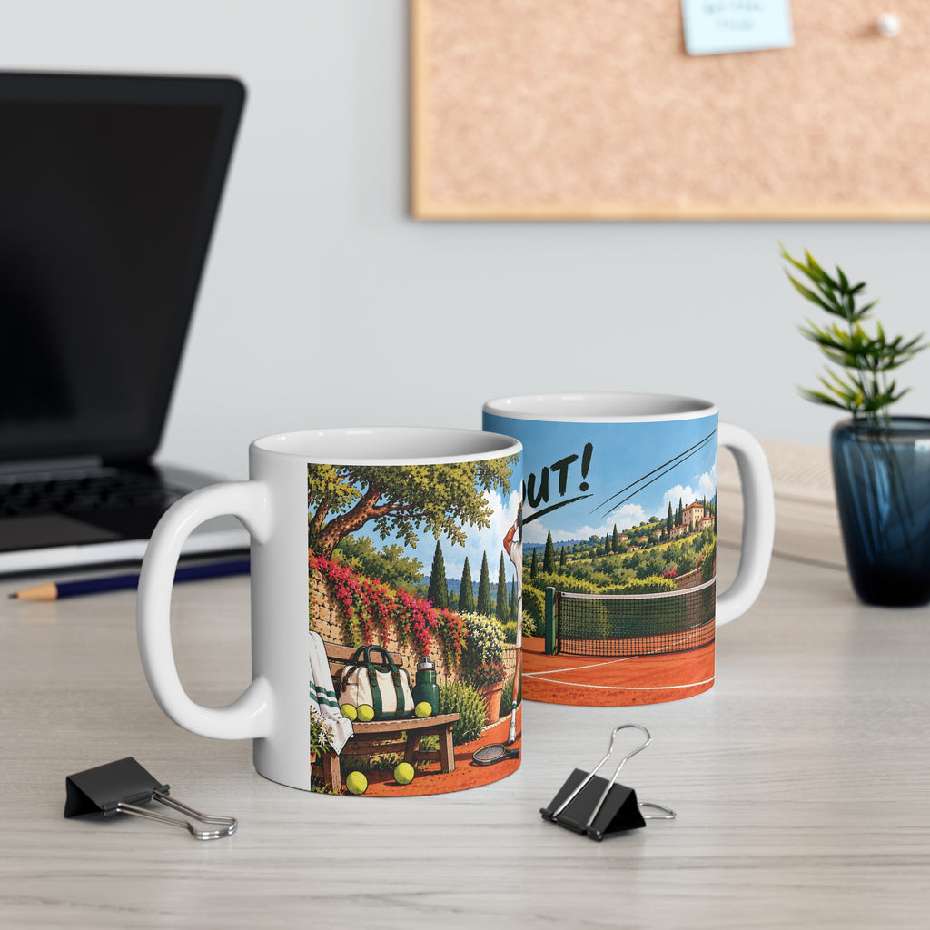 Ceramic Mug - Tennis - Fun