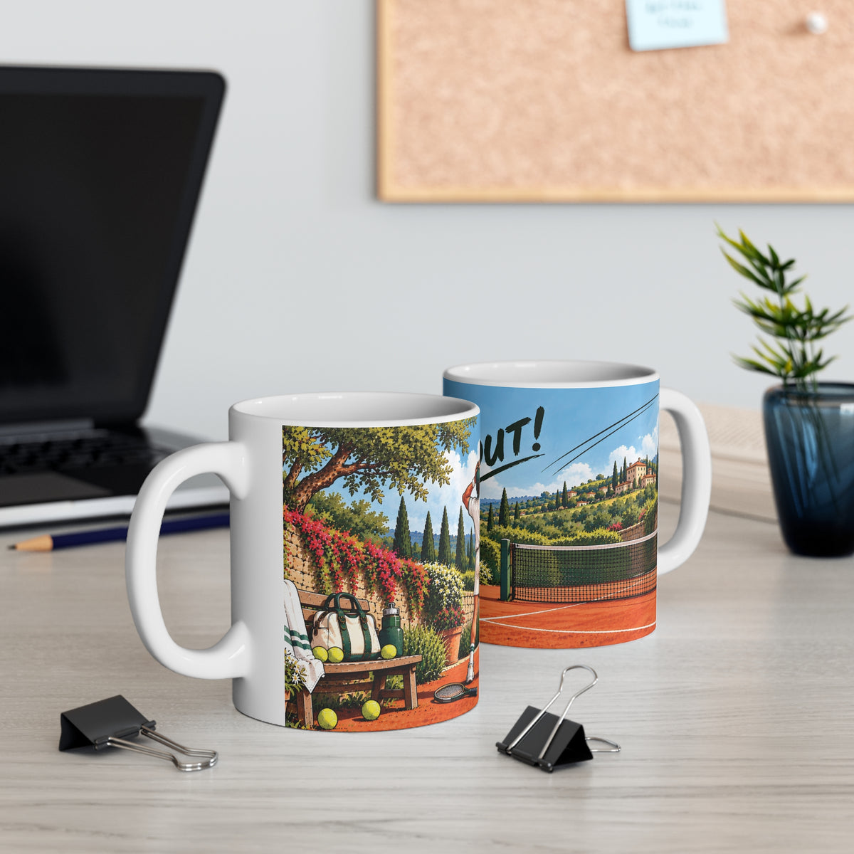 Ceramic Mug - Tennis - Fun