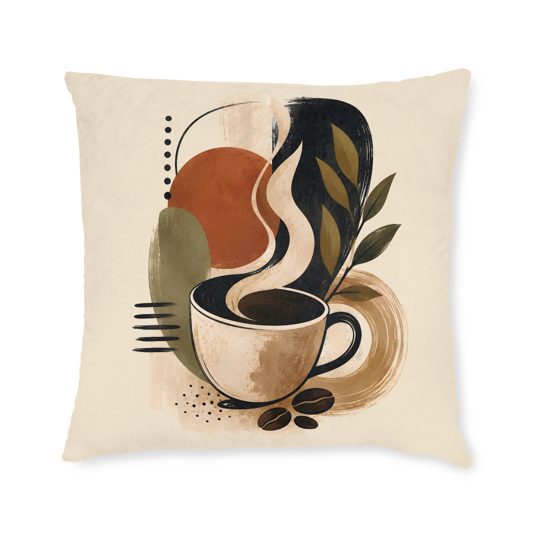 Square Cushion - Coffee
