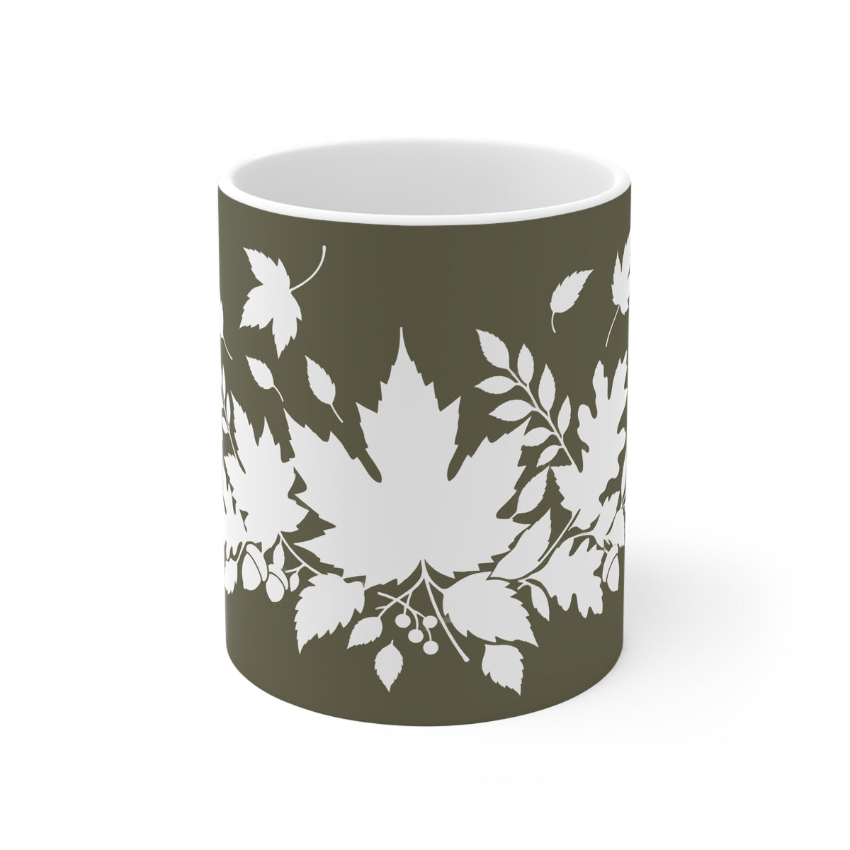 Ceramic Mug - Autumn Mug - Green