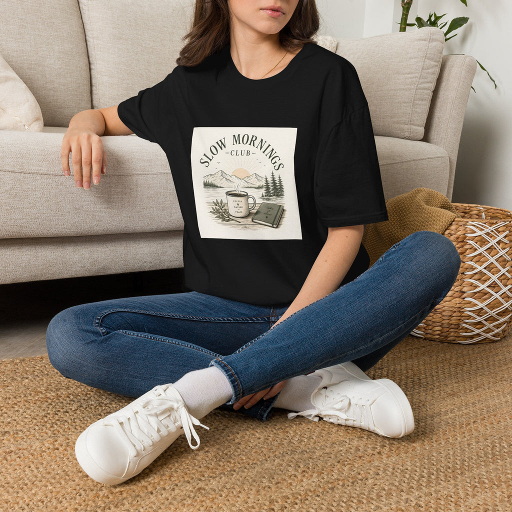 Unisex T-Shirt - Slow Mornings Club