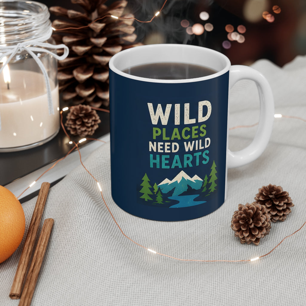 Wild Places Need Wild Hearts - Ceramic Mug