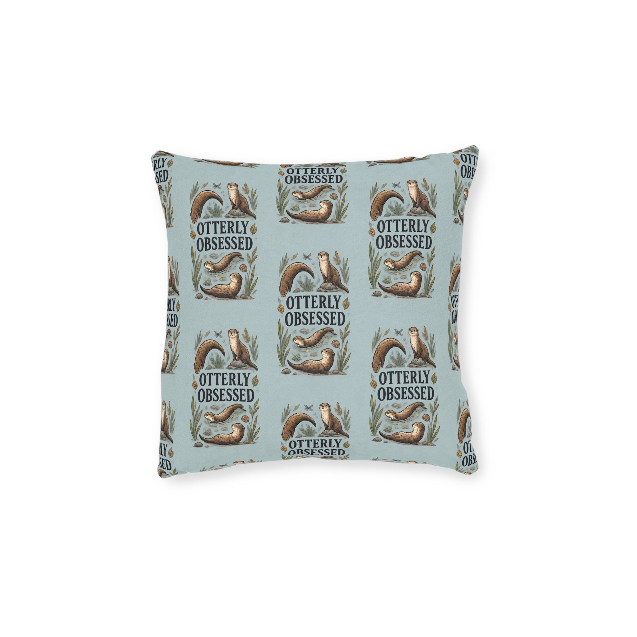 Square Cushion - Otterly Obsessed