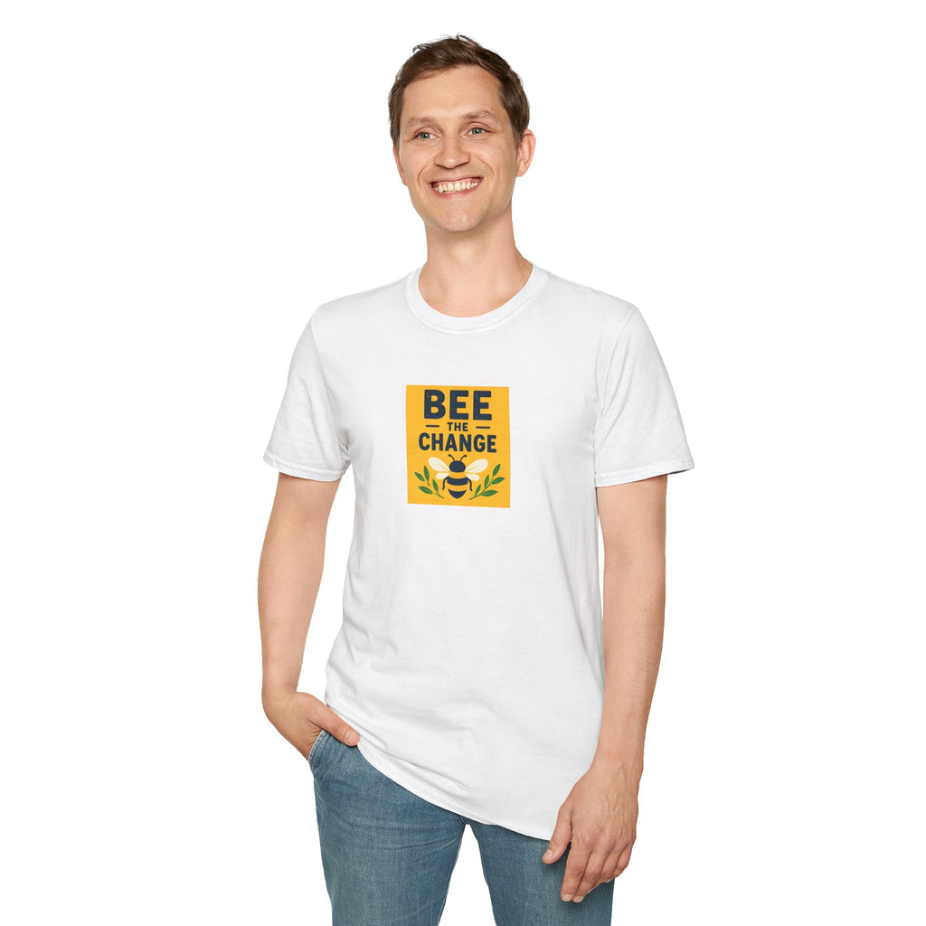 Unisex T-Shirt – Bee the Change | Bee & Nature Inspirational Tee