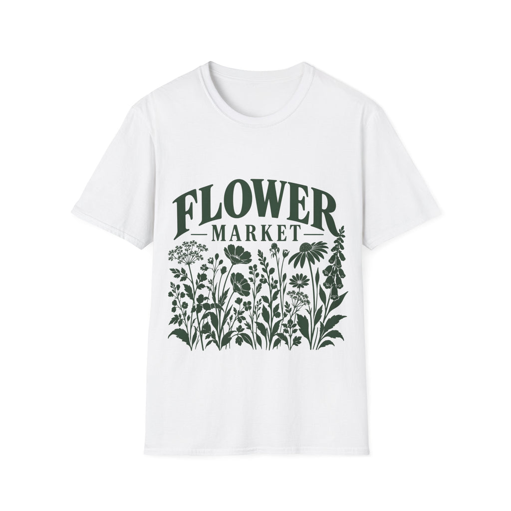 Unisex T-Shirt – Flower Market | Botanical Lifestyle T-Shirt