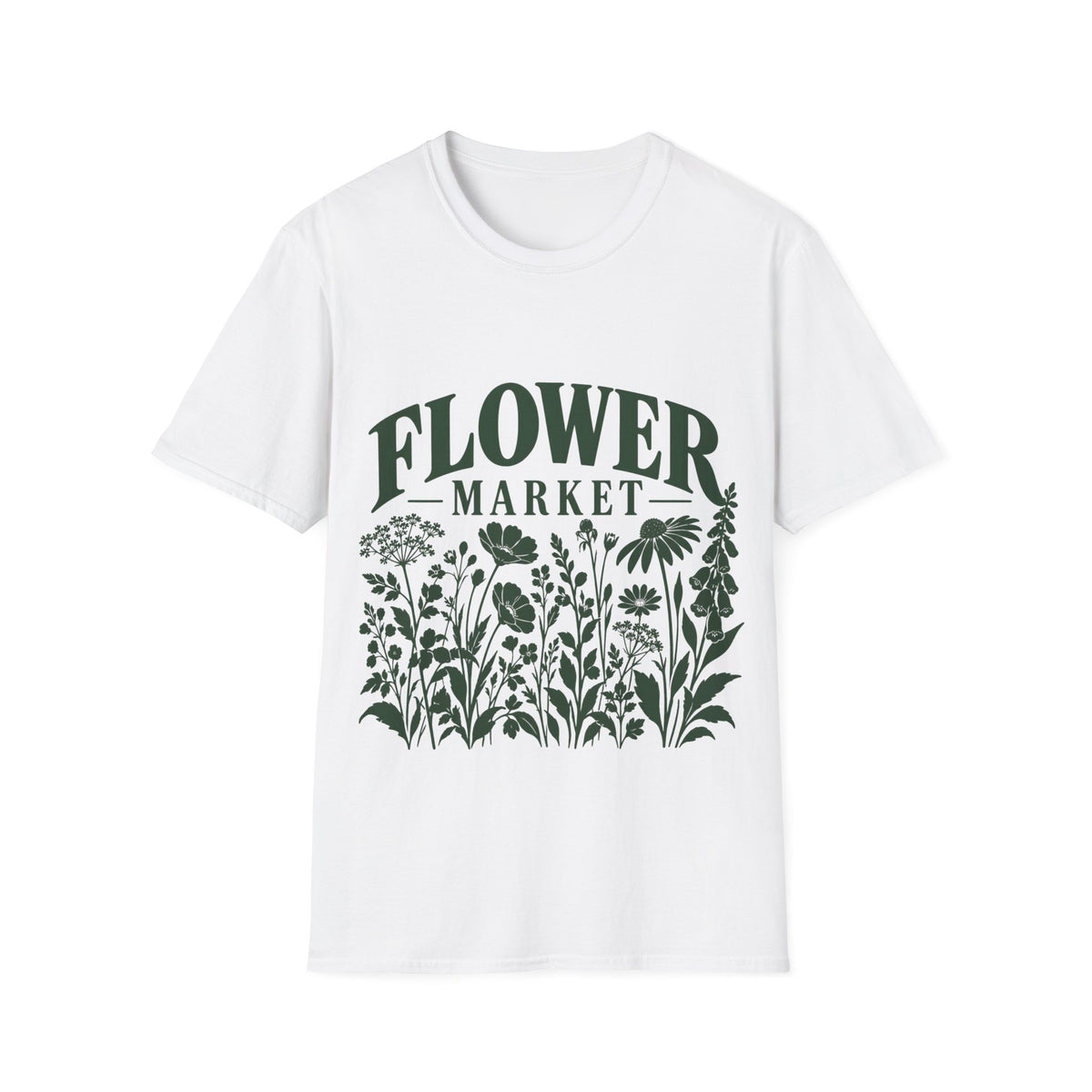 Unisex T-Shirt – Flower Market | Botanical Lifestyle T-Shirt