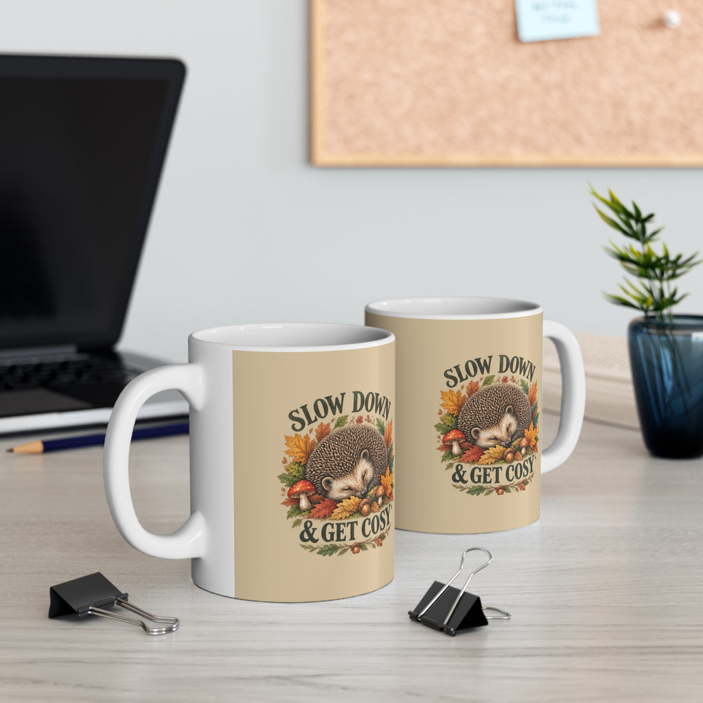 Ceramic Mug – Slow Down & Get Cosy | Cosy Lifestyle Mug