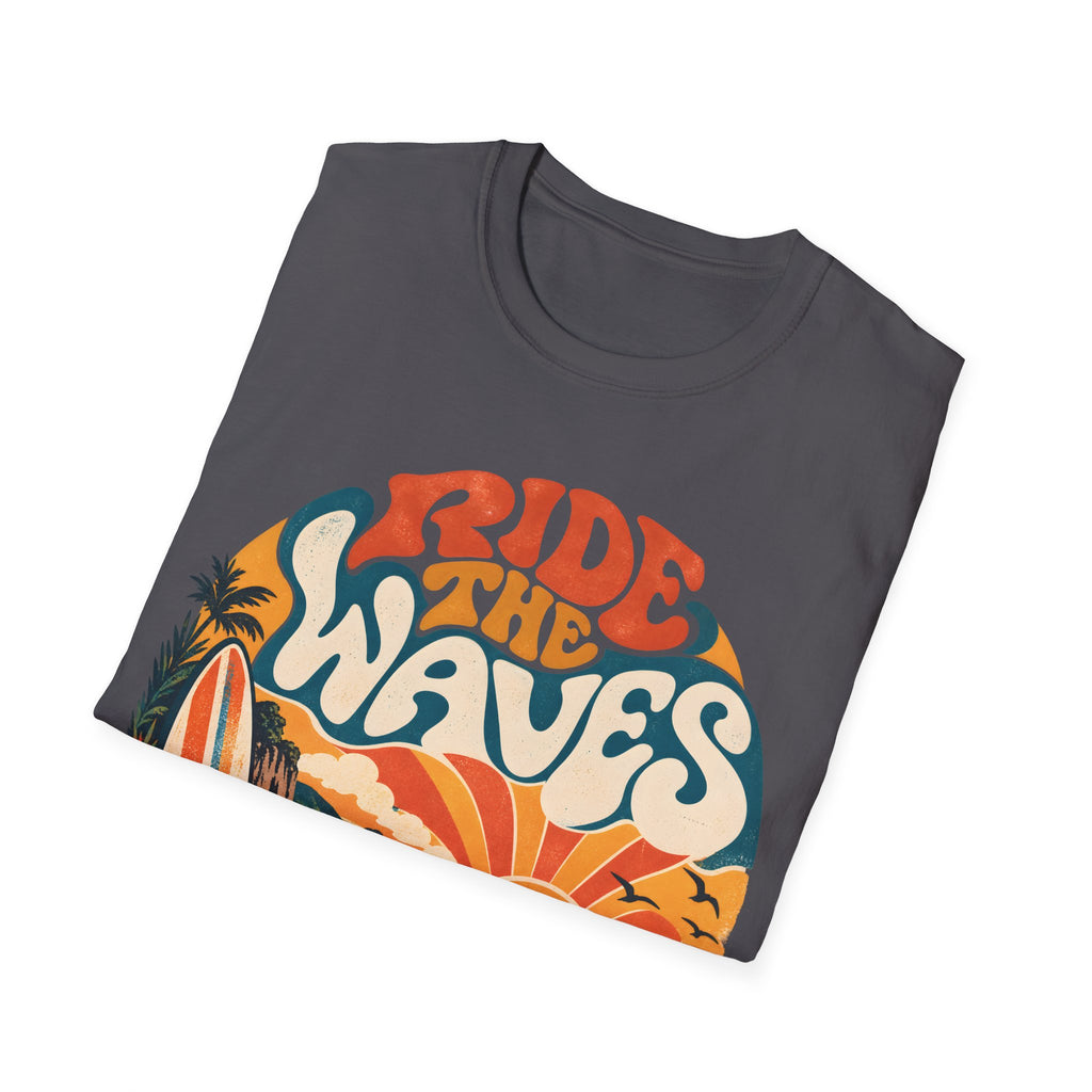 Unisex T-Shirt – Ride the Waves | Coastal Lifestyle T-Shirt