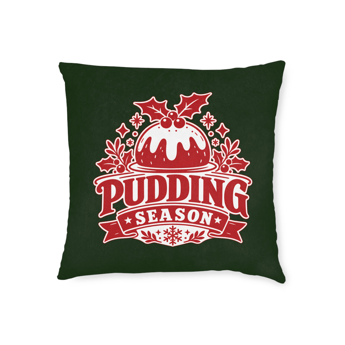 Square Cushion - Pudding Season - Christmas