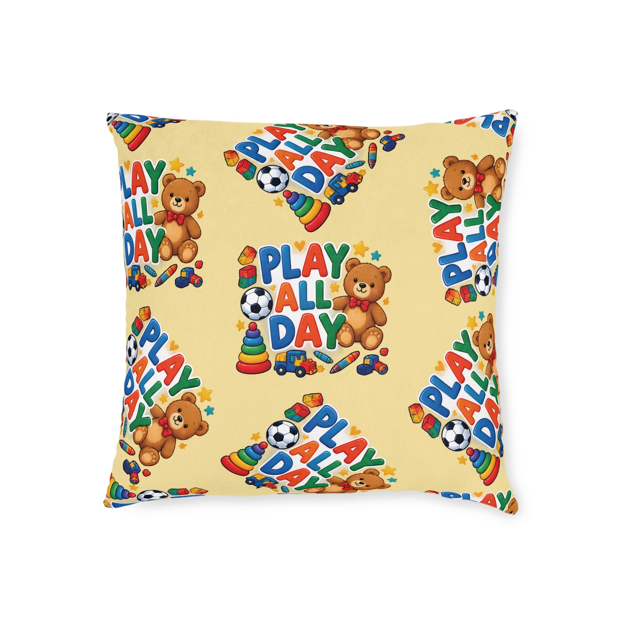 Square Cushion - Play All Day