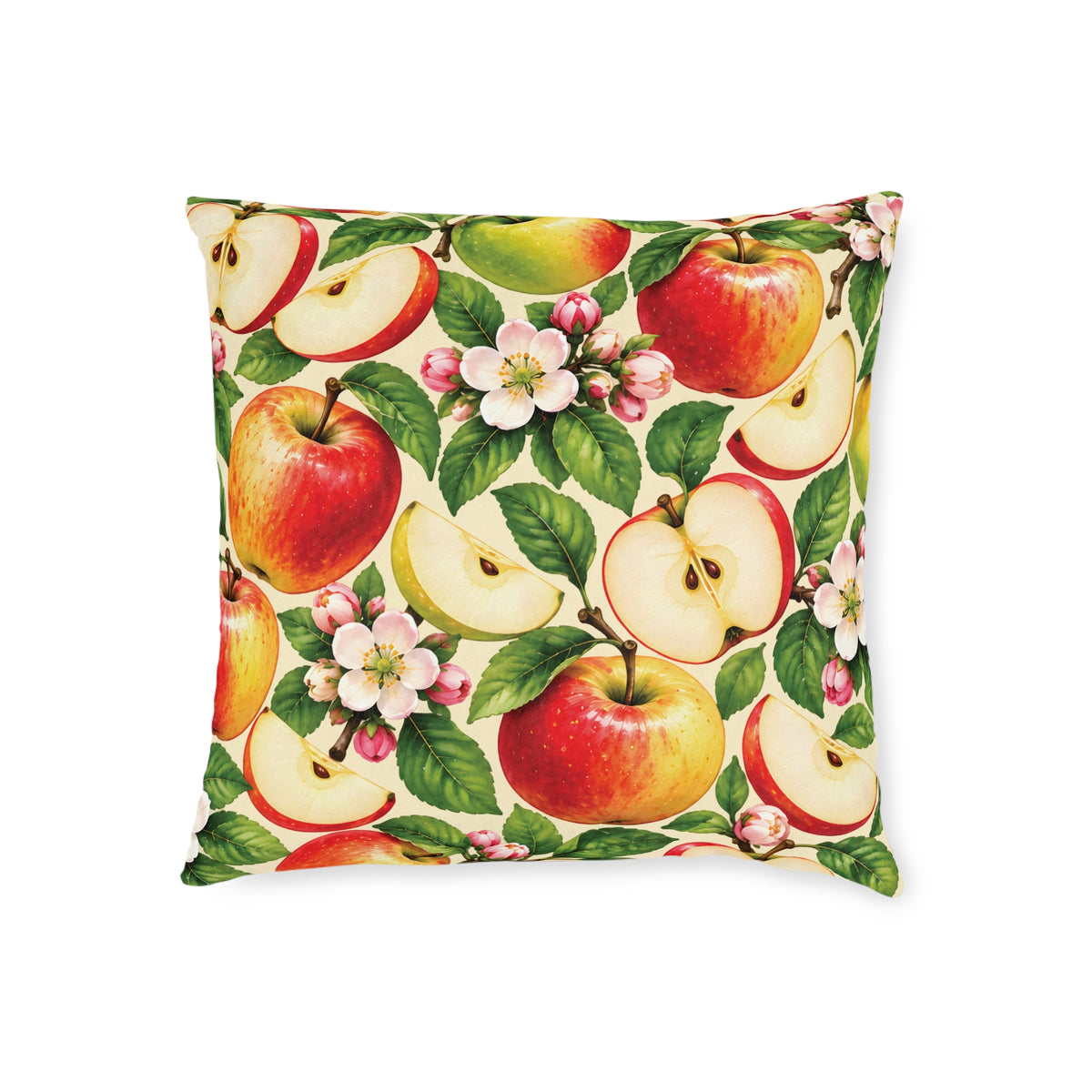 Square Cushion – Apple | Fruit & Nature Home Decor