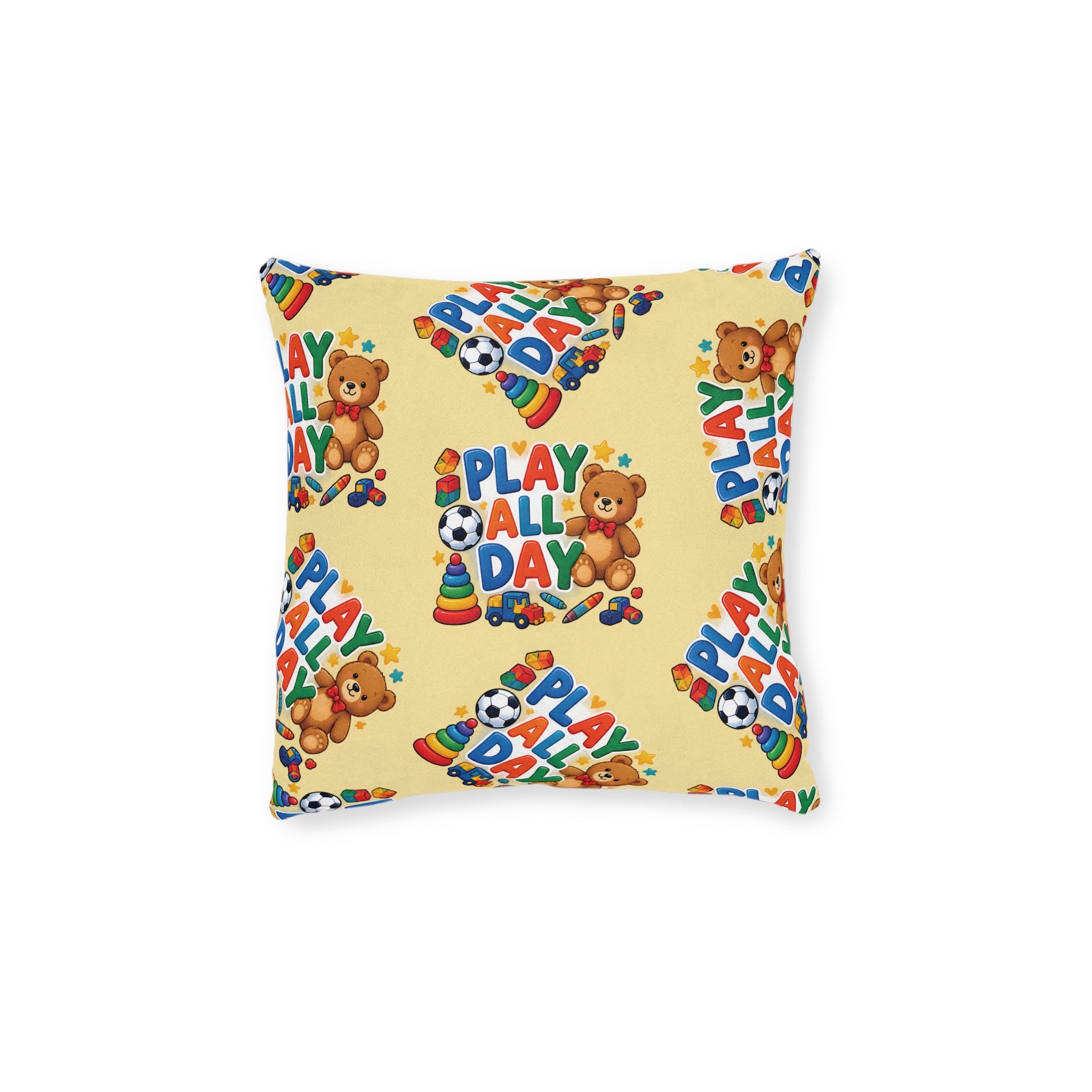 Square Cushion - Play All Day