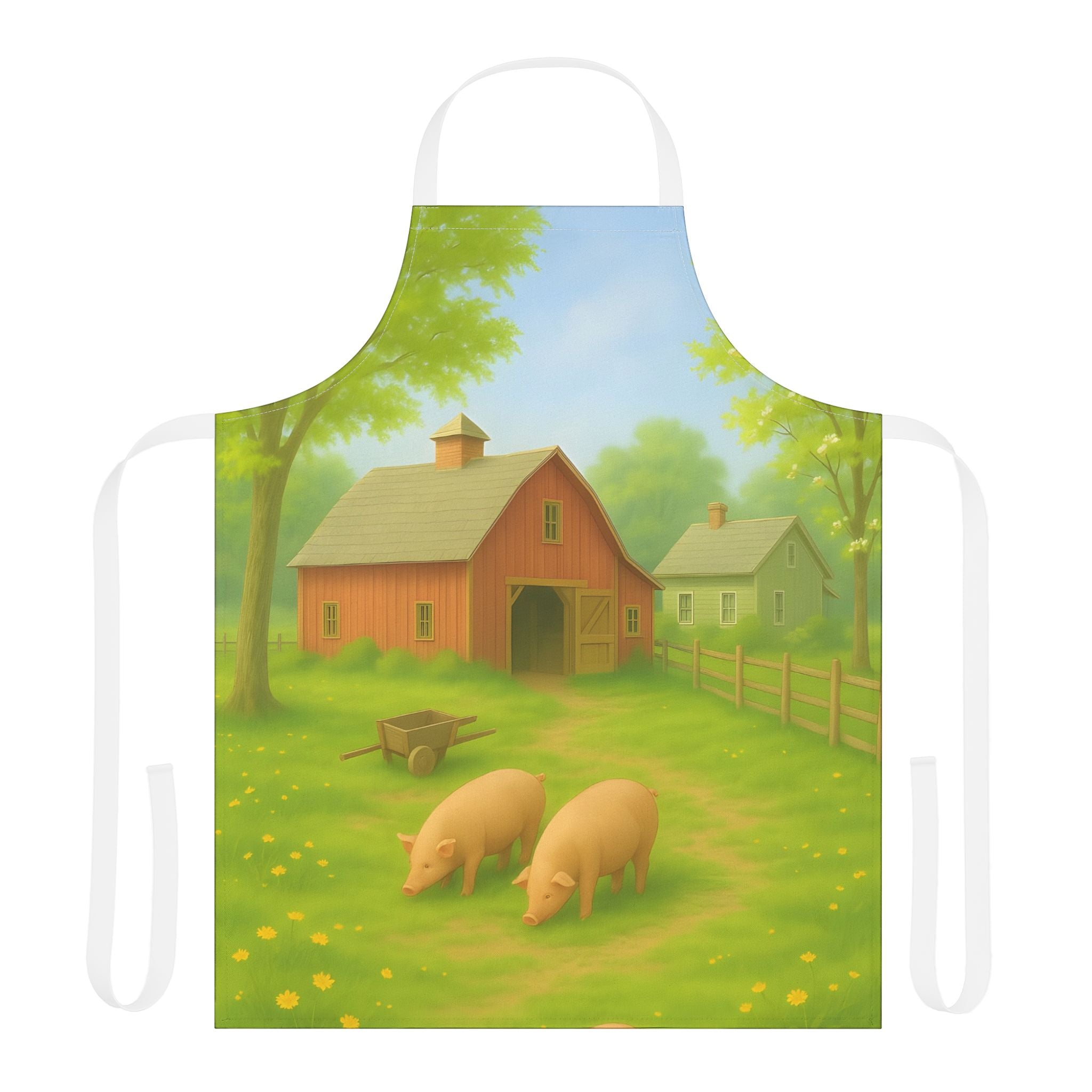 Kitchen Apron - Rustic Farm Design