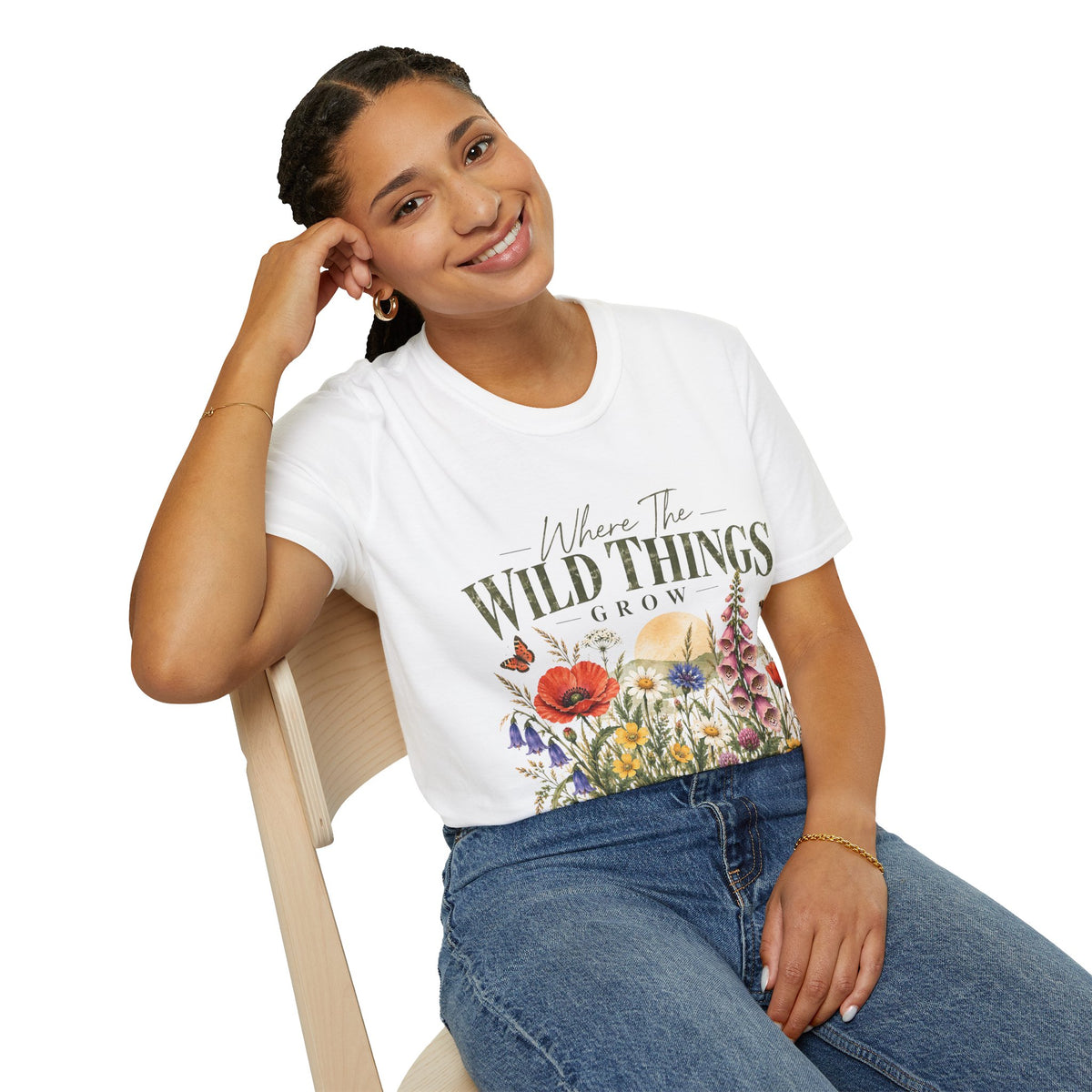 Unisex T-Shirt – Where the Wild Things Grow | Nature & Gardening T-Shirt