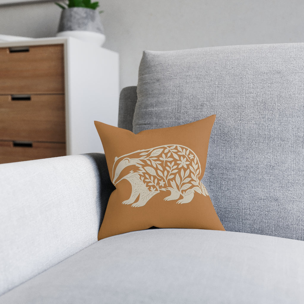 Square Cushion - Badger Design