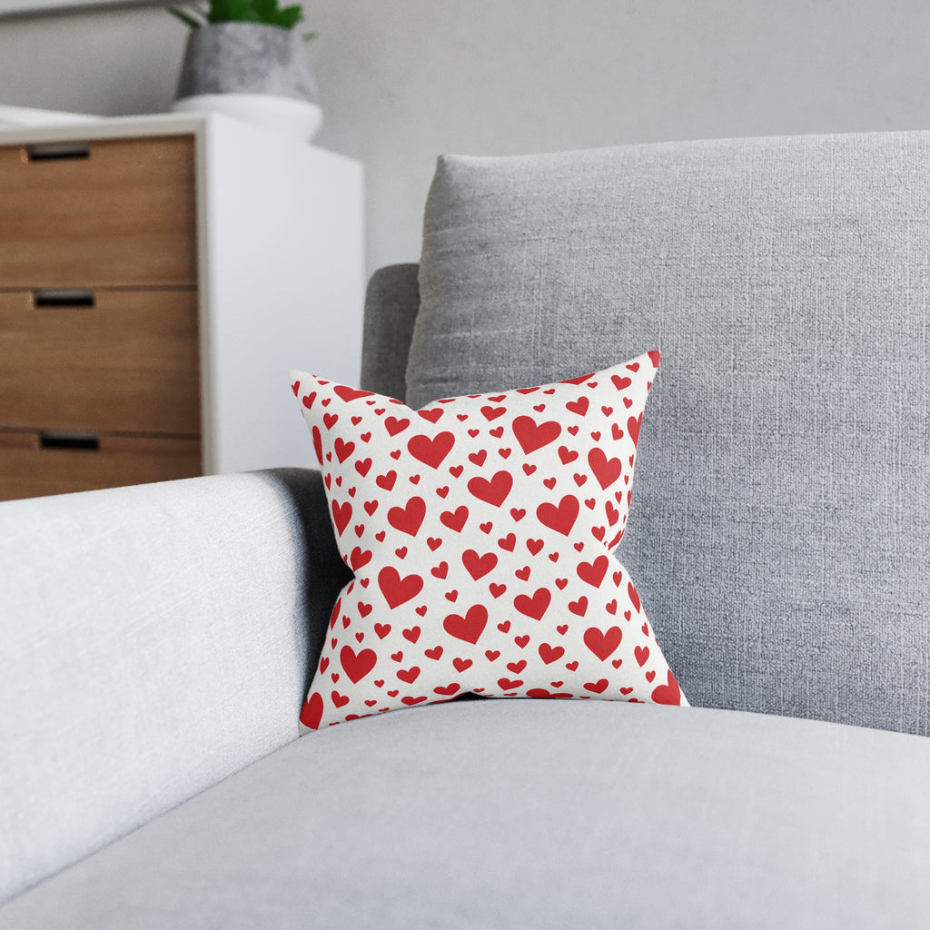 Square Cushion - Hearts