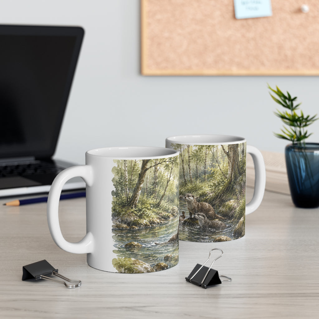 Copy of Ceramic Mug - Woodlands - Otter