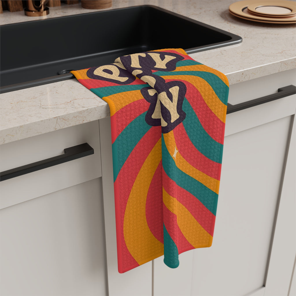 Microfiber Tea Towel - Positivity Wins the Day