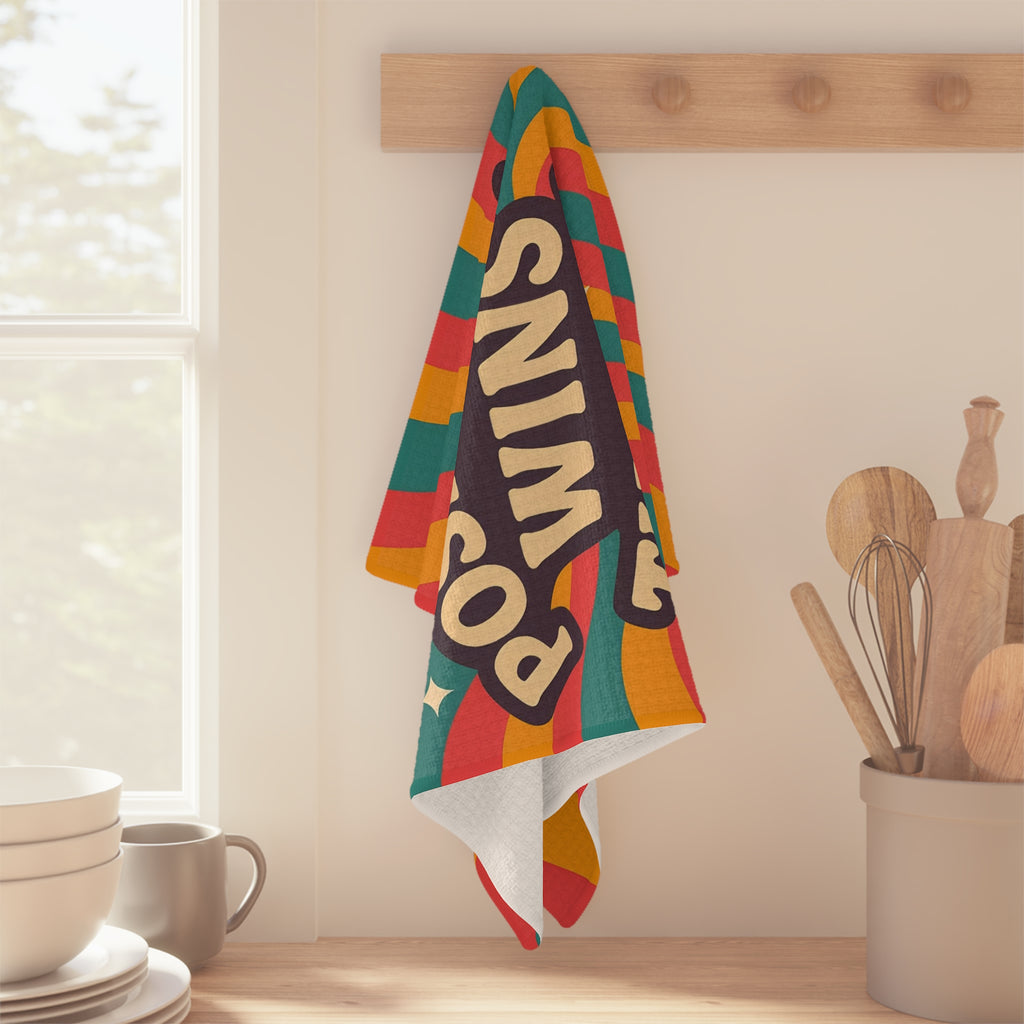 Microfiber Tea Towel - Positivity Wins the Day