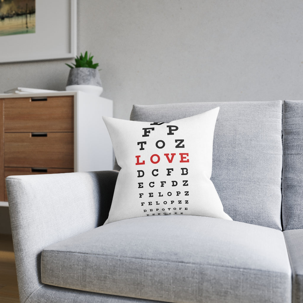 Square Cushion - Love at First Sight Design