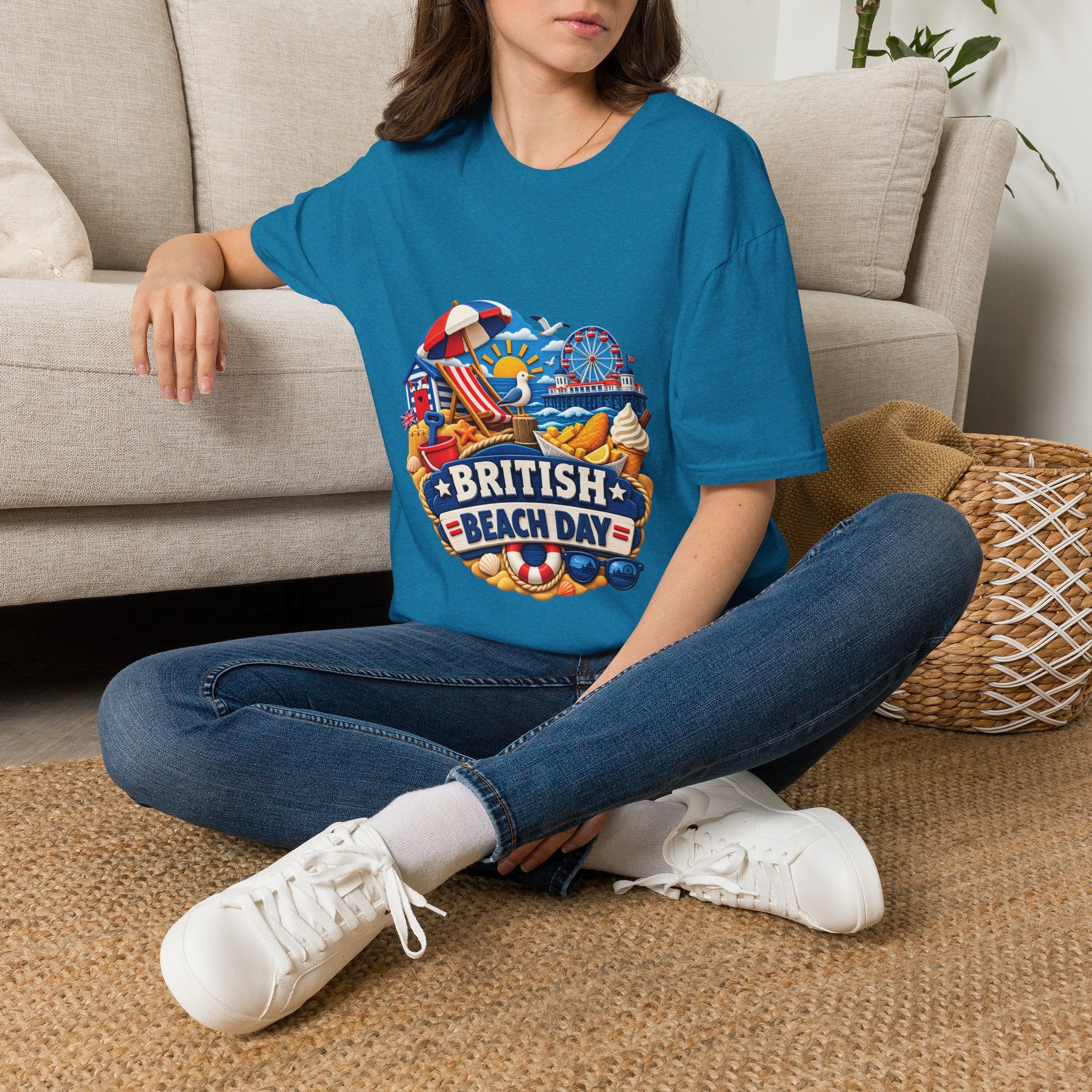 Unisex T-Shirt - British Beach Day