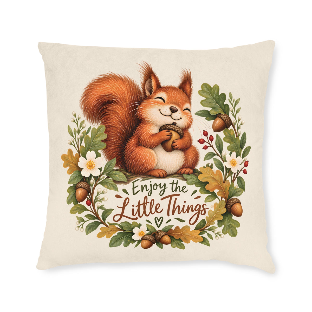Square Cushion - Enjoy The Little Things
