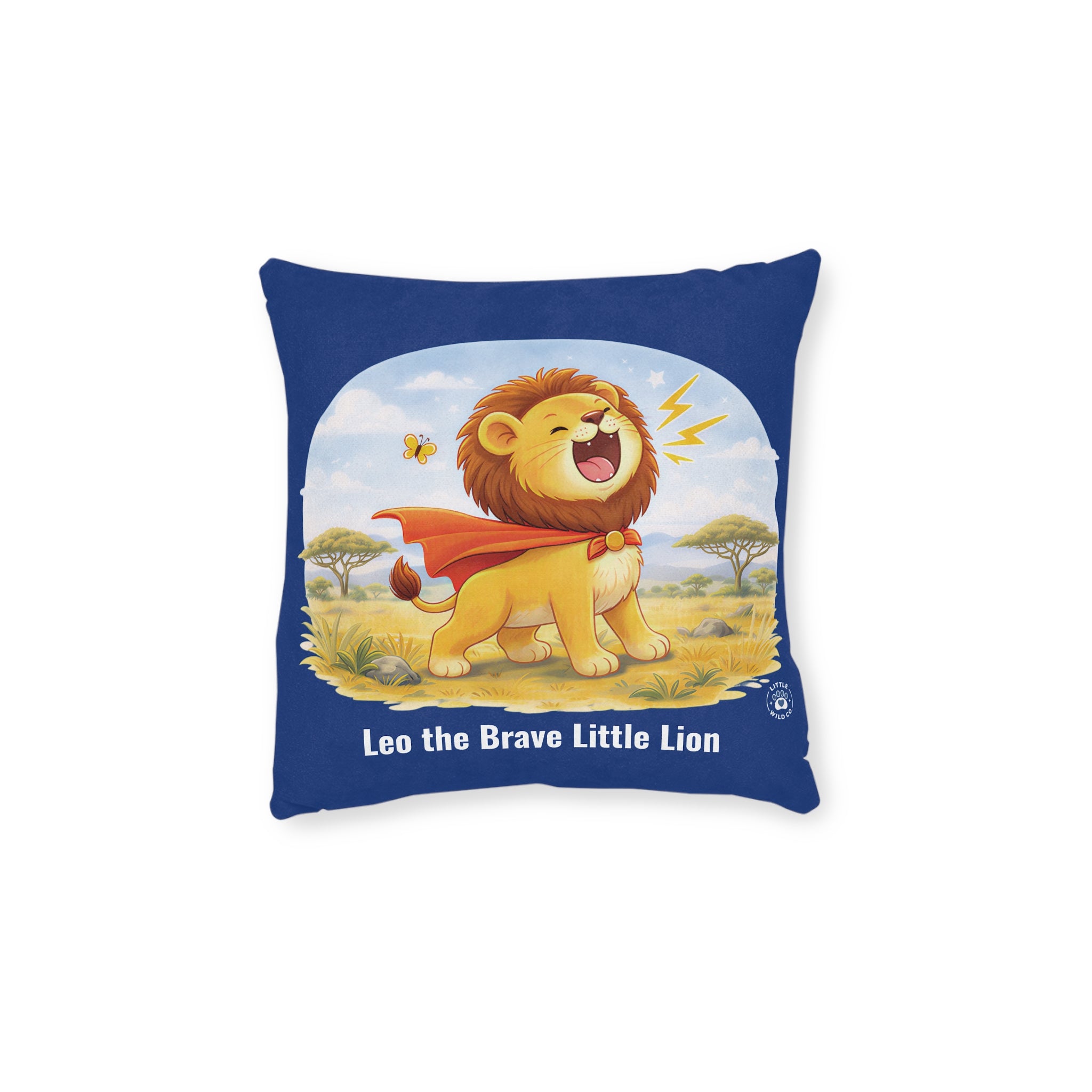Cushion - Leo the Brave Little Lion - Little Wild Co.