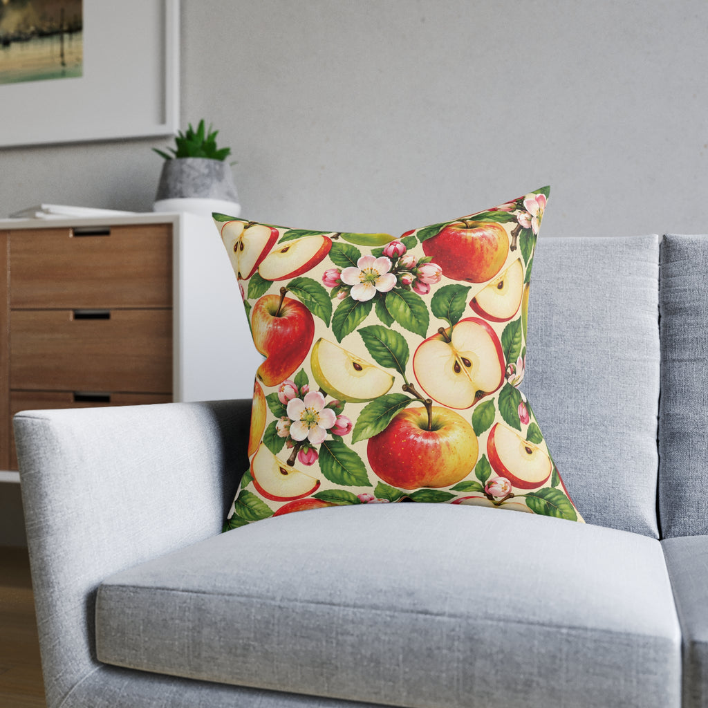Square Cushion – Apple | Fruit & Nature Home Decor