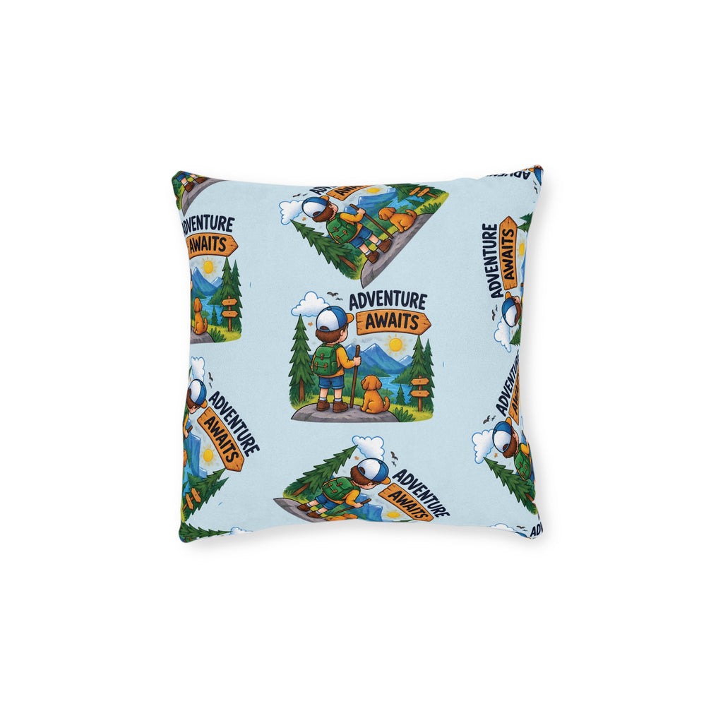 Square Cushion - Adventure Awaits