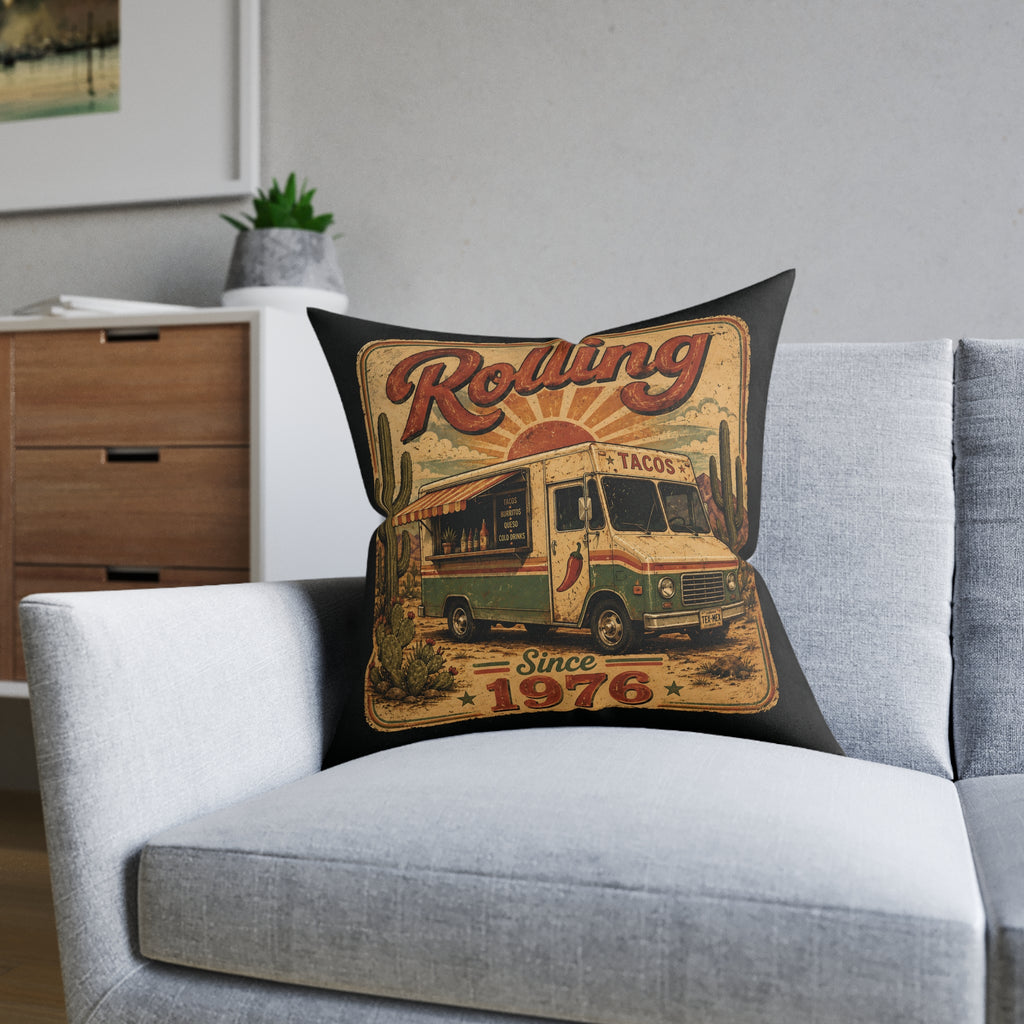 Square Cushion - Rolling Since 1976
