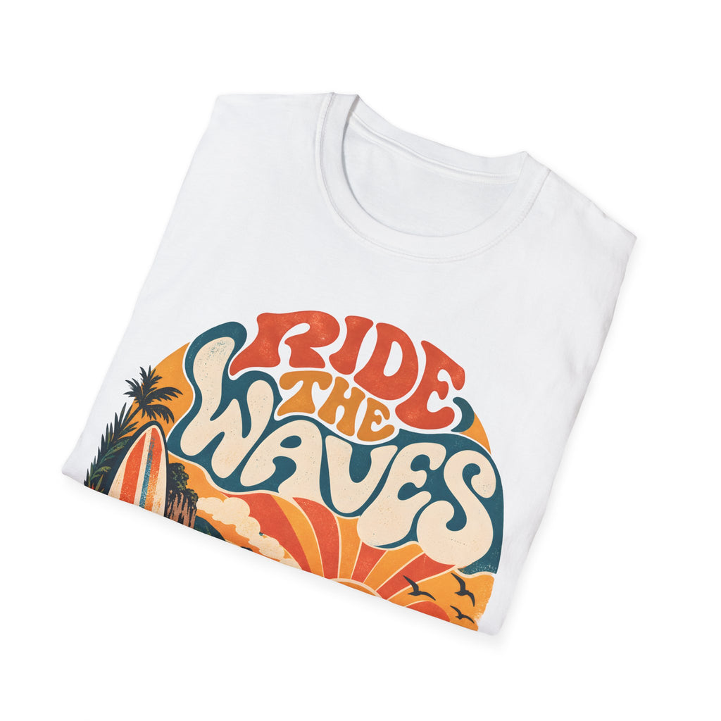 Unisex T-Shirt – Ride the Waves | Coastal Lifestyle T-Shirt