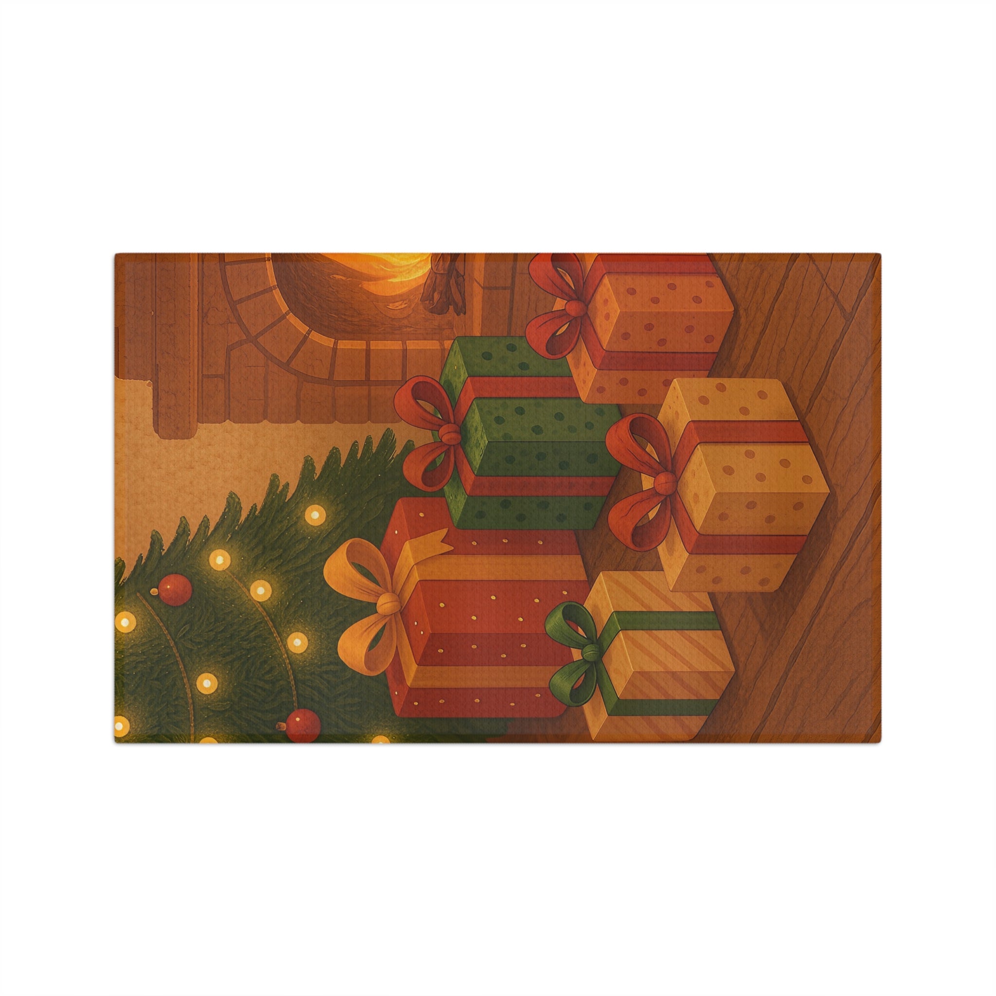 Tea Towel Microfiber - Christmas Presents Design