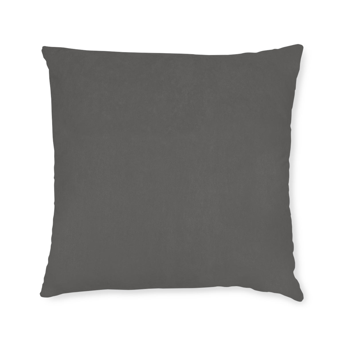 Square Cushion - Hearts - Grey