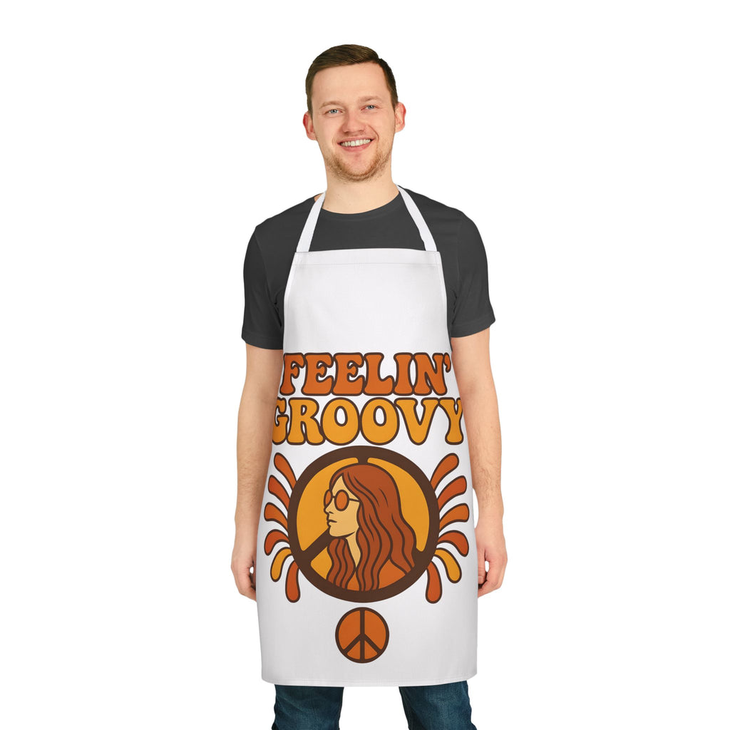 Kitchen Apron - Feelin' Groovy Design