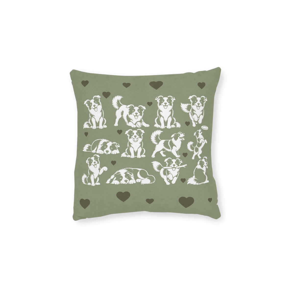 Square Cushion - Border Collie Fun