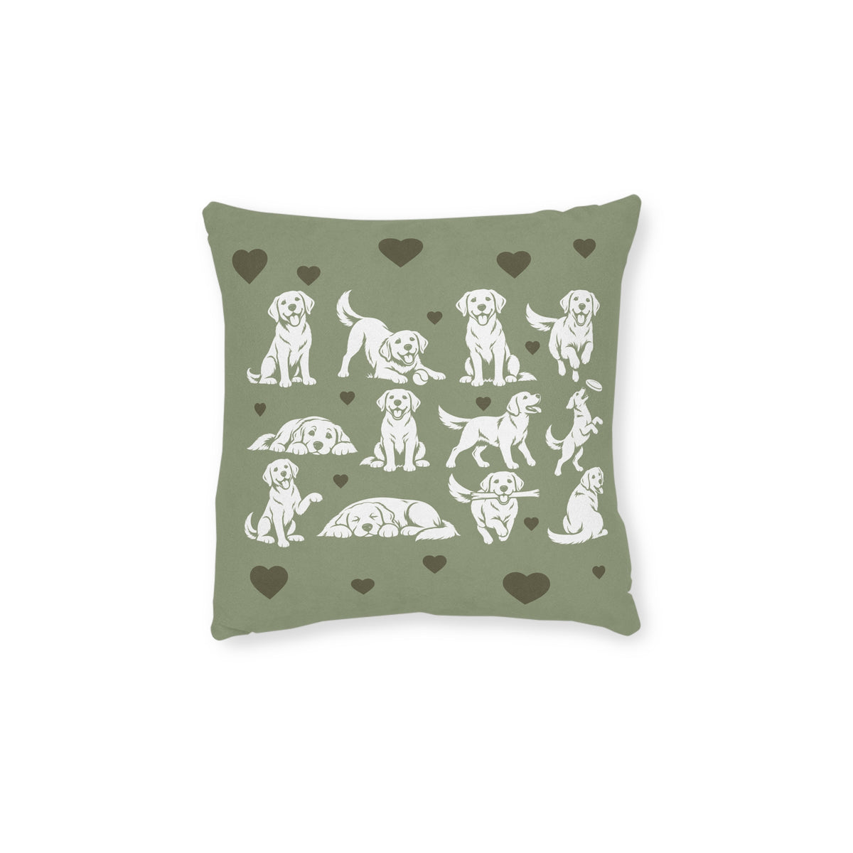 Square Cushion - Labrador Fun