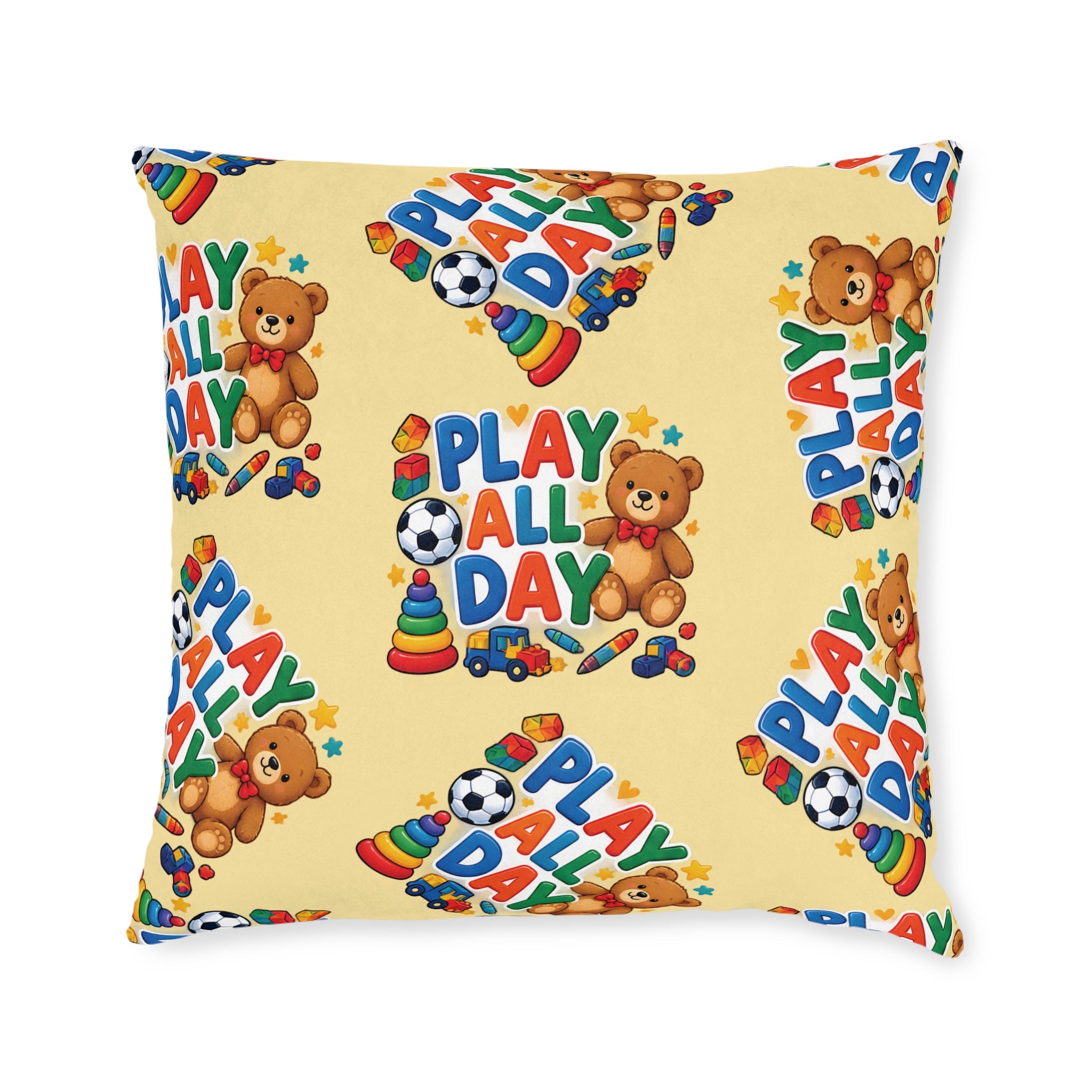 Square Cushion - Play All Day