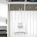 Copy of Copy of Copy of Copy of Large Beach Tote Bag – Happiness Comes in Waves