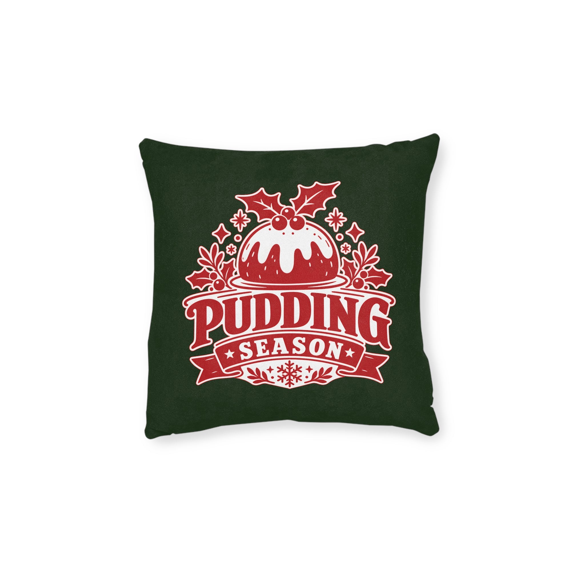 Square Cushion - Pudding Season - Christmas