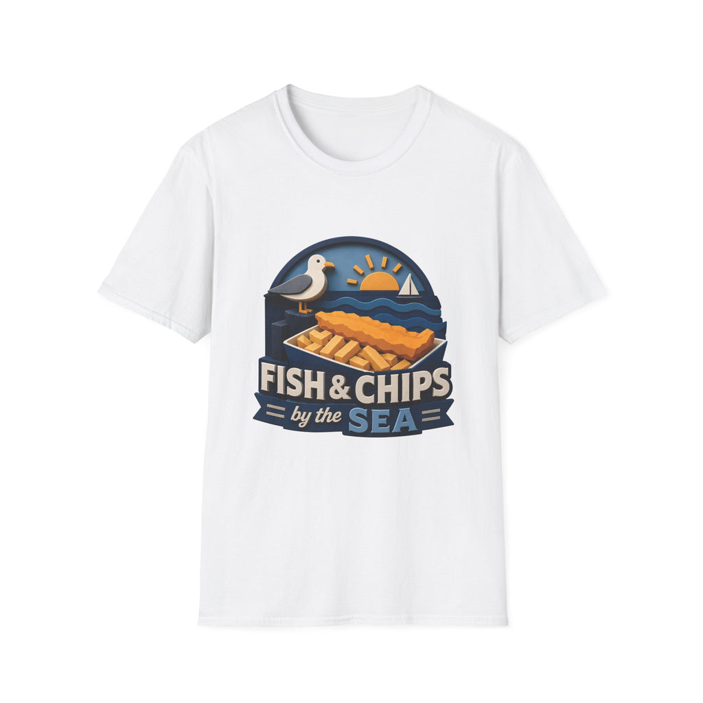 Unisex T-Shirt - Fish & Chips By The Sea