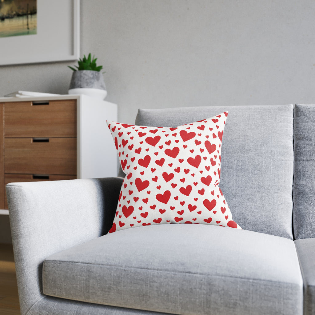 Square Cushion - Hearts